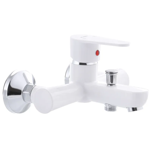 Змішувач для ванни Plamix Vega-009 Білий (без шланга і лійки) (PM0573) PM0573 фото