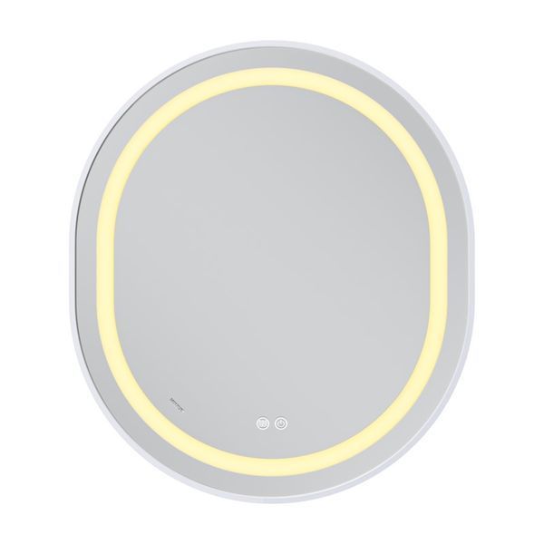 Дзеркало Mixxus Premium ELLIPSE MV05-80x70-Reverse White з LED Touch, Anti-fog, димером (3-6,5kK) (MP6645) MP6645 фото