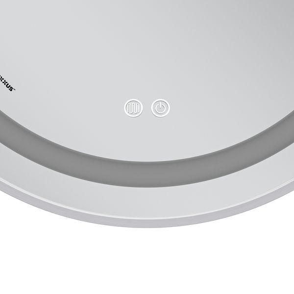 Дзеркало Mixxus Premium ELLIPSE MV05-80x70-Reverse White з LED Touch, Anti-fog, димером (3-6,5kK) (MP6645) MP6645 фото