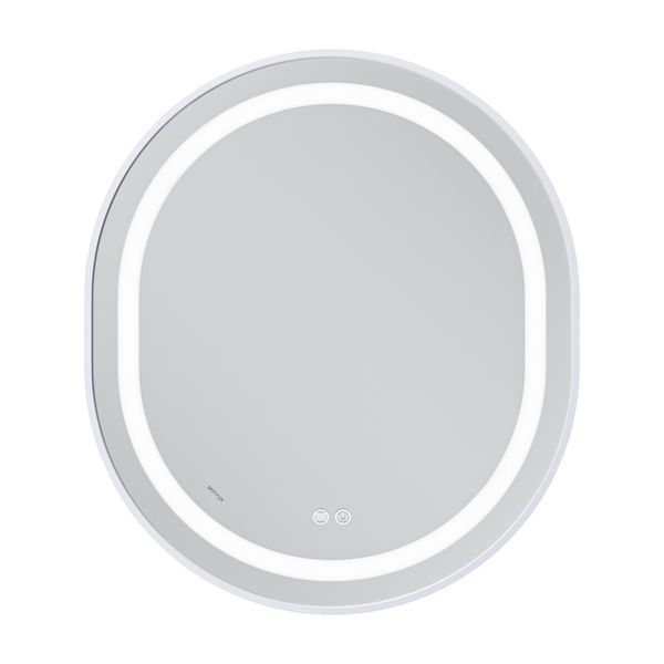 Дзеркало Mixxus Premium ELLIPSE MV05-80x70-Reverse White з LED Touch, Anti-fog, димером (3-6,5kK) (MP6645) MP6645 фото