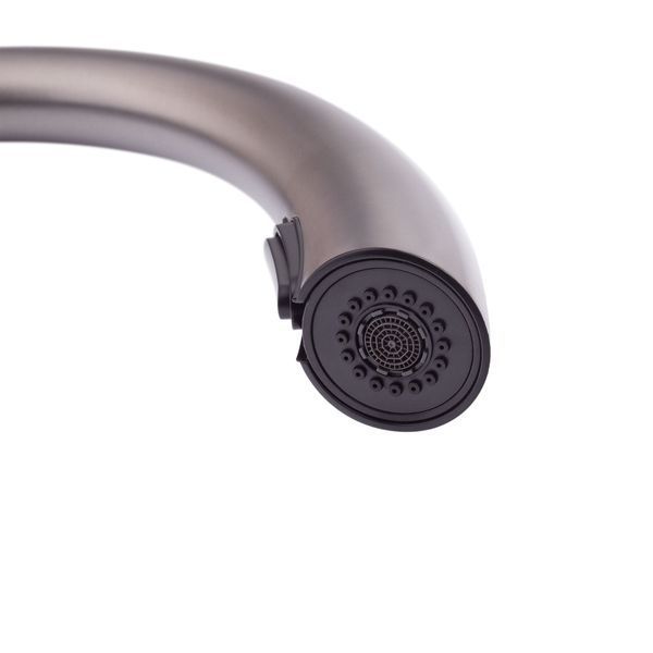 Змішувач для кухні з висувним виливом Mixxus Premium WARTA 014 GRAPHITE (MI6957) MI6957 фото