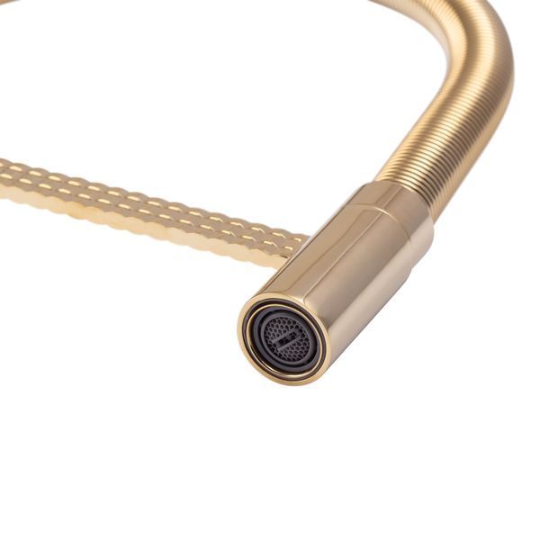 Змішувач для кухні Mixxus Premium Spark 017 GOLD (MI6972) MI6972 фото