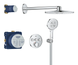 Душова система прихованого монтажу з термостатом Grohe Grohtherm SmartControl... 34863000 фото 2