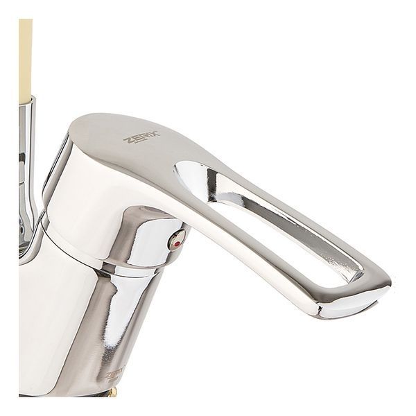 Кухонний змішувач із силіконовим виливом Zerix YUB 181 Reflector Ivory (ZX4976) ZX4976 фото