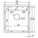 Мийка Mixxus MH5050 Micro Decor Graphite (3.0/0.8) з нерж. сталі (колір графіт) (MI8213) MI8213 фото 4