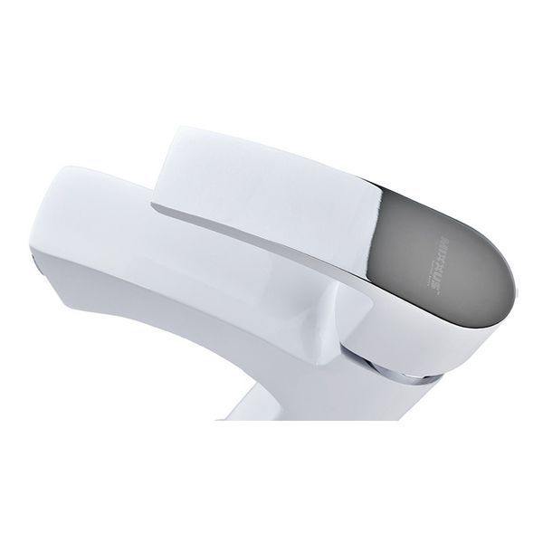 Змішувач для умивальника Mixxus Magnum 001 (Nut) White-Chrome (MI6201) MI6201 фото