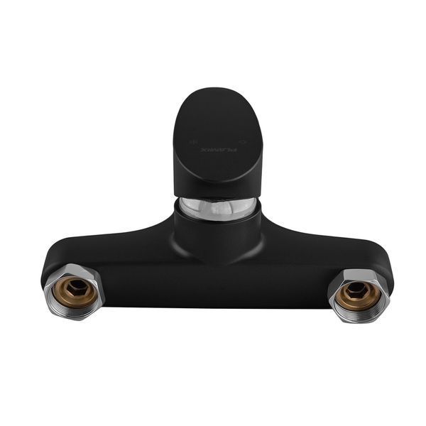 Змішувач для ванни Plamix CEZAR-009 EURO SET Matte black, зі шлангом, лійкою ... PM0693 фото