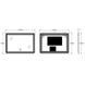 Дзеркало Zerix Mirra MR05-100x70 з LED Touch, Anti-fog, димером, регулятором яскравості (ZX6060) ZX6060 фото 2