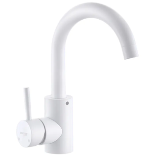 Змішувач для умивальника Mixxus SUS-011-B White з нерж. стали SUS304 (MI5754) MI5754 фото
