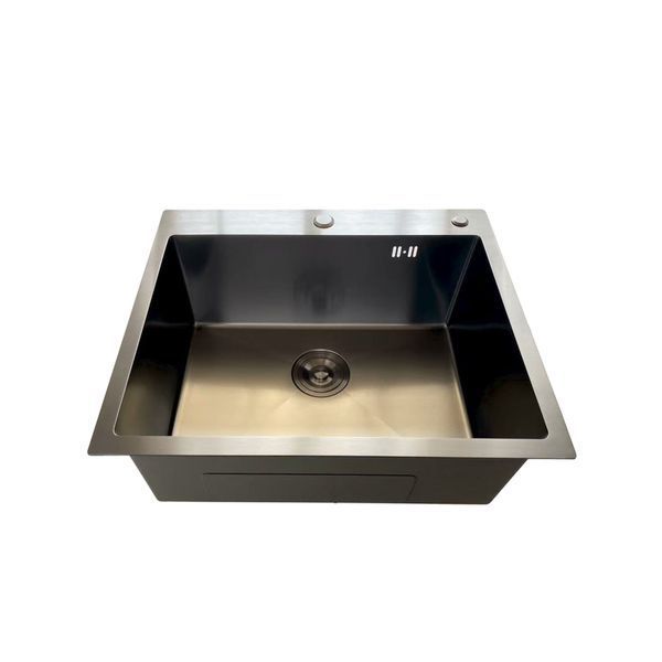 Мийка Mixxus MH6050 Micro Decor Graphite (3.0/0.8) з нерж. сталі (колір графіт) (MI8221) MI8221 фото