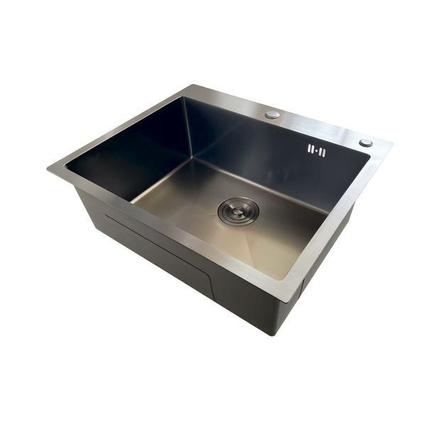 Мийка Mixxus MH6050 Micro Decor Graphite (3.0/0.8) з нерж. сталі (колір графіт) (MI8221) MI8221 фото