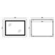 Дзеркало Mixxus WARM MR02-90x70-CASE з LED Touch, Anti-fog, димером, регулятором яскравості, годинником (MI6674) MI6674 фото 5