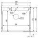 Мийка Mixxus MH6050 Micro Decor Graphite (3.0/0.8) з нерж. сталі (колір графіт) (MI8221) MI8221 фото 5