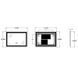 Дзеркало Zerix Sansa MR01-70x50-Reverse з LED Touch, Anti-fog, димером, регулятором яскравості (ZX6050) ZX6050 фото 2
