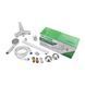 Змішувач для ванни PLAMIX OSCAR-006 EURO SET WHITE (зі шлангом, лійкою та кро... MX1895 фото 5