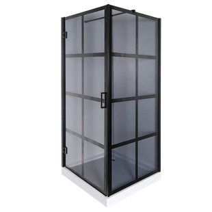 Душова кабіна DORA B clear 90x90x202 дрібний піддон 12см 0052303 фото