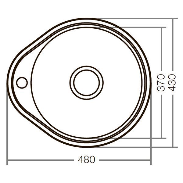 Кухонна мийка Zerix Z4843-08-180E (Satin) (ZX1598) ZX1598 фото