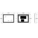 Дзеркало Zerix Sansa MR01-80x60-Reverse з LED Touch, Anti-fog, димером, регулятором яскравості (ZX6049) ZX6049 фото 5