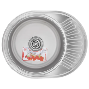 Кухонна мийка Zerix Z5745-08-180D (decor) (ZX1593) ZX1593 фото