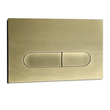 Панель змиву Koer KT-0608-12 240x160x10mm пластикова, кнопка закруглена (колір матове золото) (KR6126) KR6126 фото
