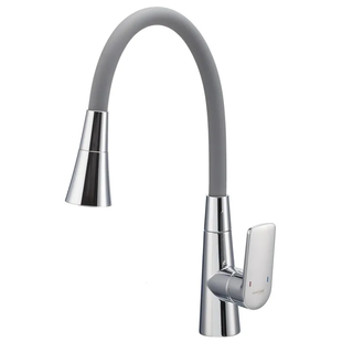 Змішувач для кухні Mixxus Premium Matis 011-T (NUT) Refl.Gray (Колір хром+сил... MI8267 фото
