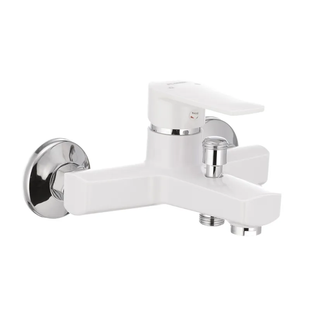 Змішувач для ванни Plamix Oscar-009 White (без шланга і лійки) (PM0025) PM0025 фото
