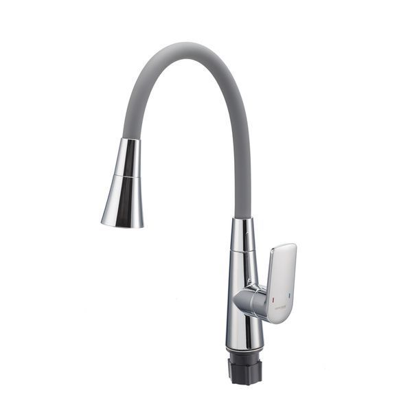 Змішувач для кухні Mixxus Premium Matis 011-T (NUT) Refl.Gray (Колір хром+сил... MI8267 фото