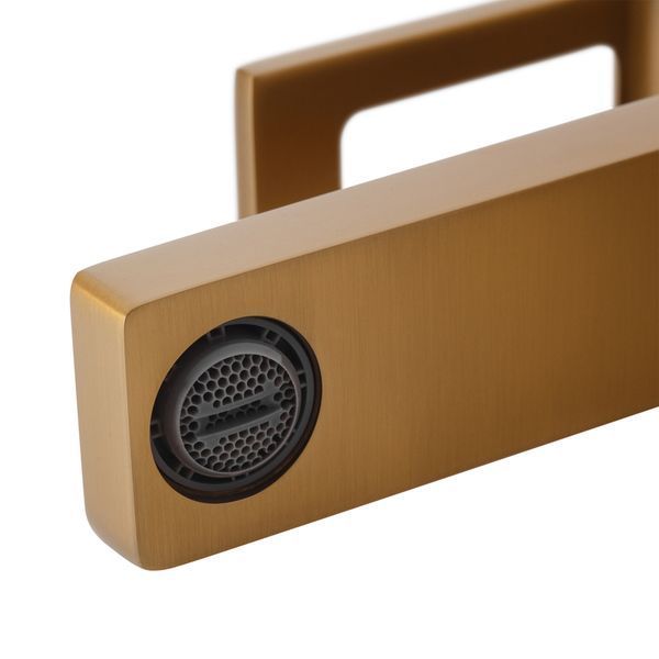 Змішувач для умивальника Haiba KANT 001 BRUSHED GOLD (HB9605) HB9605 фото