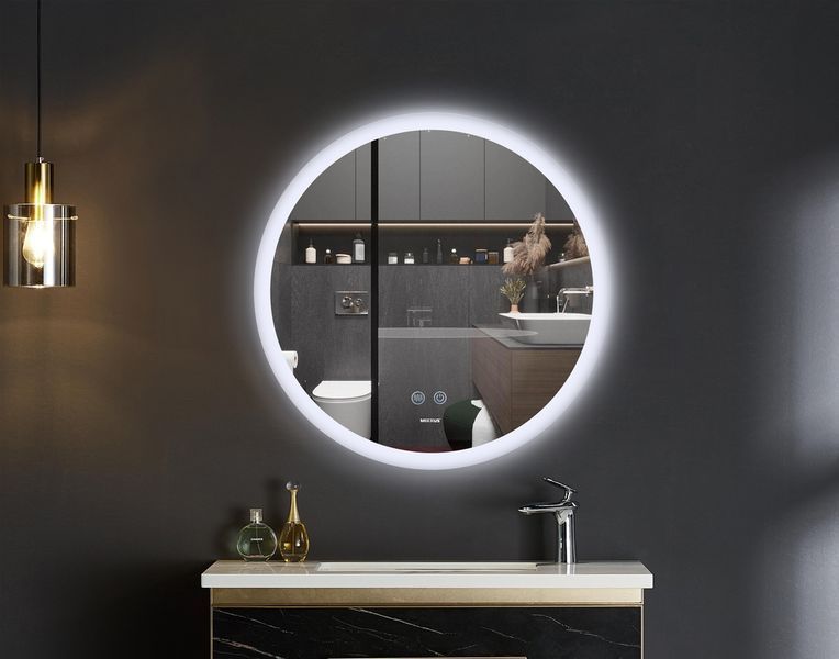Дзеркало Mixxus PLAIN MC11-60 з LED Touch, Anti-fog, димером, регулятором яскравості (MI6663) MI6663 фото