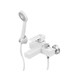 Змішувач для ванни Plamix Kubus-009 EURO SET White (з шлангом, лійкою та крон... PM0673 фото 1