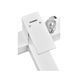 Змішувач для ванни Plamix Kubus-009 EURO SET White (з шлангом, лійкою та крон... PM0673 фото 4