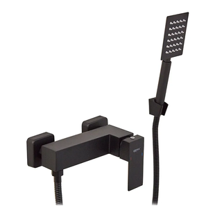 Змішувач для душу Zerix KUB-003 Black з нерж. сталі SUS304 (кол. чорний) (ZX4... ZX4848 фото