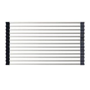 Килимок-сушарка для посуду Mixxus RAC-01.SUS BLACK на мийку з нерж. сталі SUS304 (MX1945) MX1945 фото