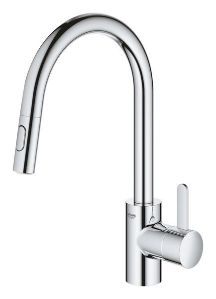 Змішувач для кухні з висувним виливом Grohe Eurosmart Cosmopolitan (31481001) 31481001 фото