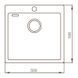 Мийка Mixxus Бронзова MX5050-200x1.0-PVD (MX0579) MX0579 фото 3