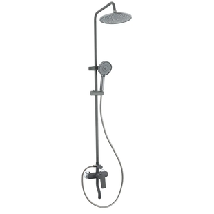 Душова колона зі змішувачем Plamix Lucas-009-J Graphite (Колір графіт) (PM6102) PM6102 фото