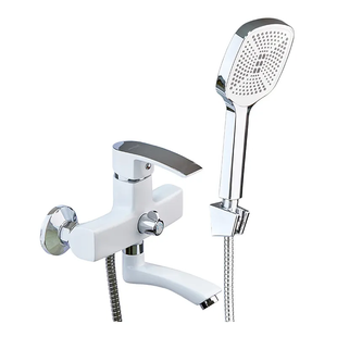 Змішувач для ванни Mixxus Magnum 009 (Euro) White-Chrome (MI6203) MI6203 фото