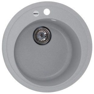 Мийка кухонна Zerix ZS-510R-09 Сіра (ZX4535) ZX4535 фото