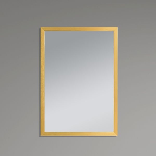 Дзеркало настінне Zerix FONTE MRZ09-60x85-Reverse GOLD прямокутне в золотій рамі (ZX6211) ZX6211 фото