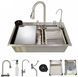 Кухонна мийка багатофункціональна Zerix ZH7546-SET-06 Decor SS Color з вбудованим змішувачем з нерж.cталі (ZM5596) ZM5596 фото 2
