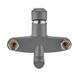 Змішувач для ванни Plamix Oscar-006 Euro SET Graphite (з шлангом, лійкою та к... PM6098 фото 5