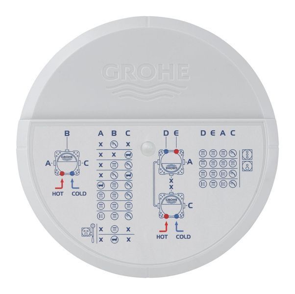 Набір для комплектації ванни та душа Grohe Grohtherm SmartControl з New Tempe... UA26415SC10 фото