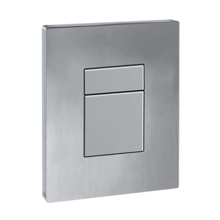 Панель змиву Koer KT-0607-01 157x198x10mm пластикова, кнопка квадратна (колір хром) (KR5344) KR5344 фото
