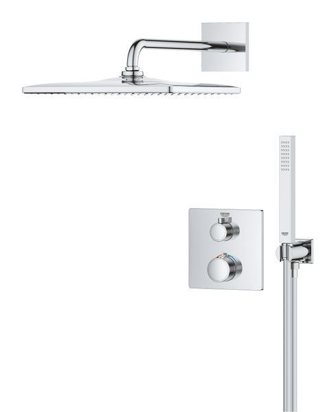 Душова система прихованого монтажу з термостатом Grohe Grohtherm (34870000) 34870000 фото