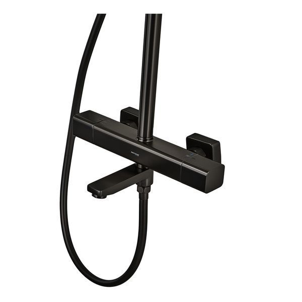 Душова система Mixxus Premium VIRGO 009-J BLACK з термостатичним змішувачем,3 ... MI6646 фото