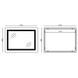 Дзеркало Mixxus WARM MR02-120x80 з LED Touch, Anti-fog, димером, регулятором яскравості, годинником (MI6001) MI6001 фото 10