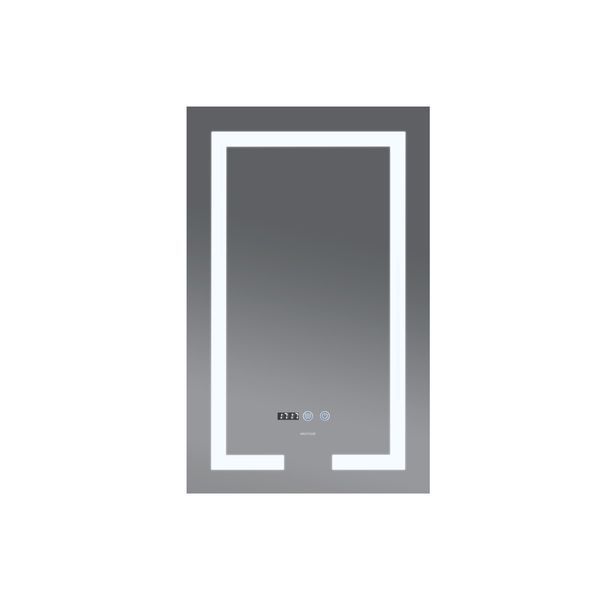 Дзеркало Mixxus HARD MR06-50x80 з LED Touch, Anti-fog, димером, регулятором яскравості, годинником (MI6011) MI6011 фото
