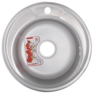 Мийка кухонна Zerix Z490-06-180D (decor) (ZX1583) ZX1583 фото