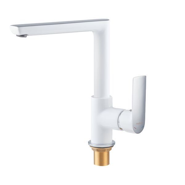 Змішувач для кухні HAIBA ALEX 018 WHITE-CHROME (HB9569) HB9569 фото