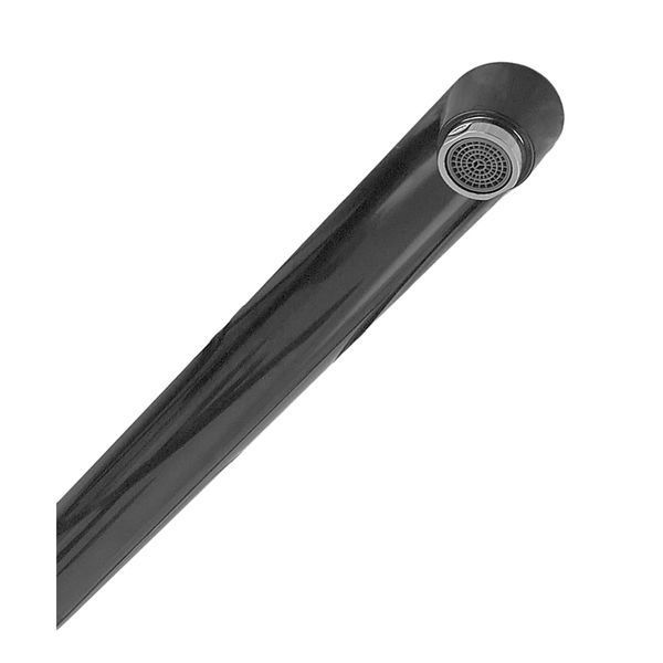 Змішувач для ванни PLAMIX OSCAR-006 EURO SET BLACK (зі шлангом, лійкою та кро... MX1896 фото